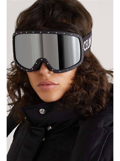 celine eyewear studded ski goggles